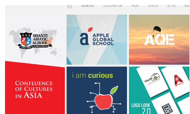 Graphic Design Studio In Ahmedabad - Shanti Asiatic School (850x400), Png Download