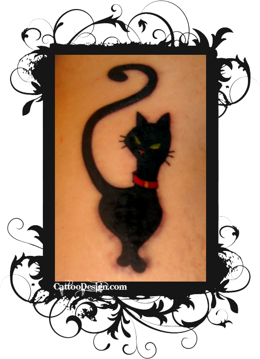 Add A Gold Angel Crown With Maybe Wings - Black Panther Cub Tattoo (515x740), Png Download