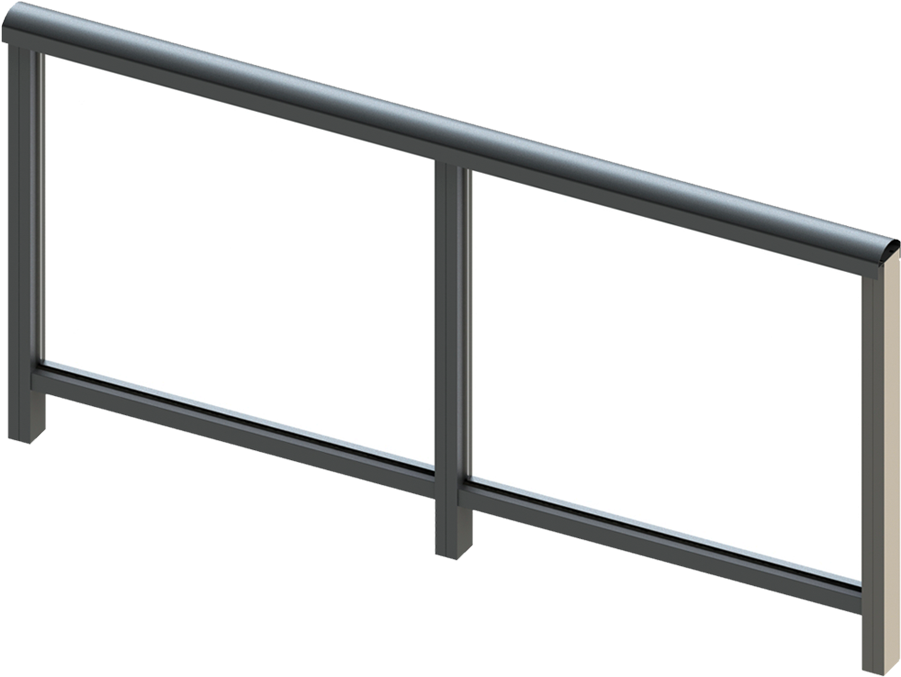 Tr 5000 Glass Railing (1080x720), Png Download
