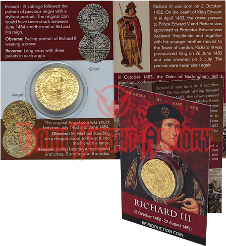 Richard Iii Gold Coin Replica (496x496), Png Download
