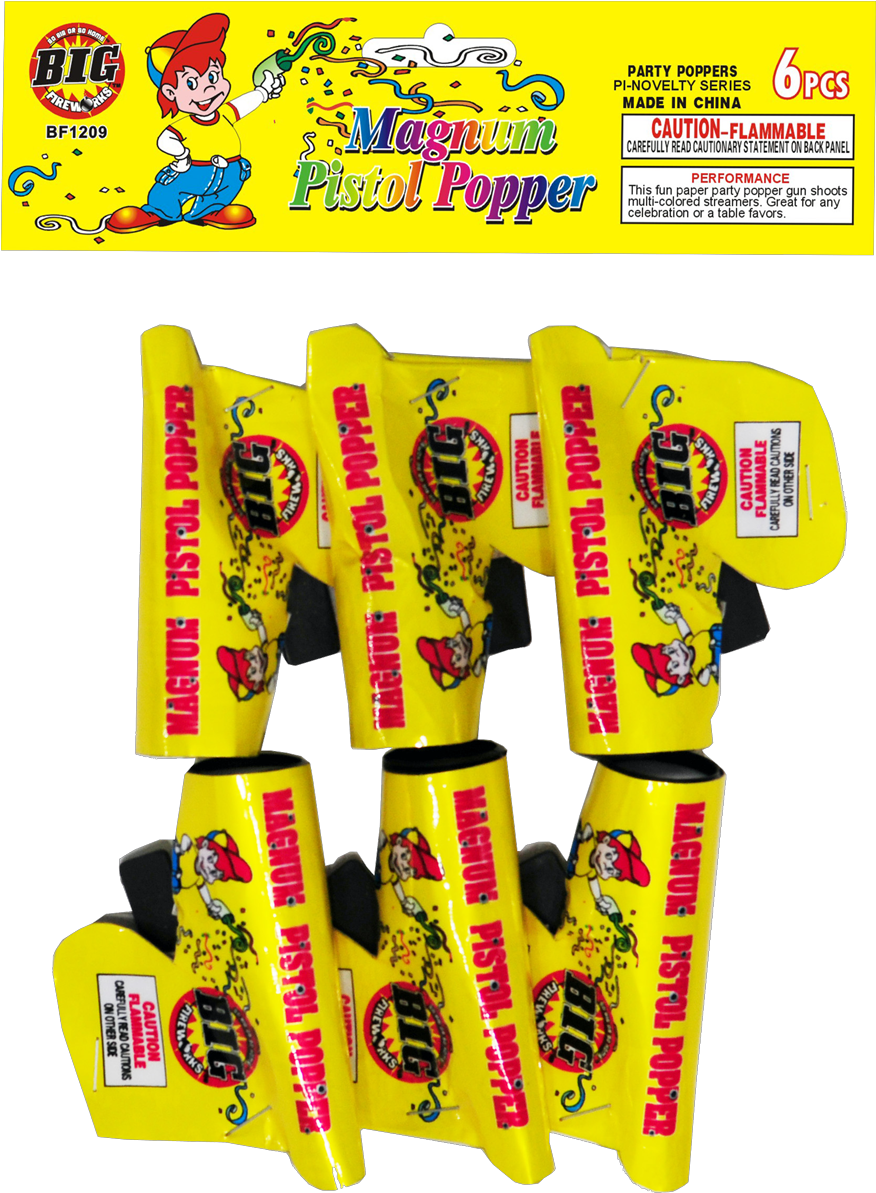 Party Popper (1667x1250), Png Download