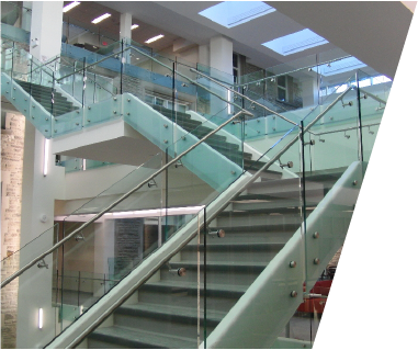 Architectural Metal Manufacturing - Handrail (381x319), Png Download