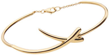 18k Yellow Gold Bangle - Body Jewelry (498x498), Png Download
