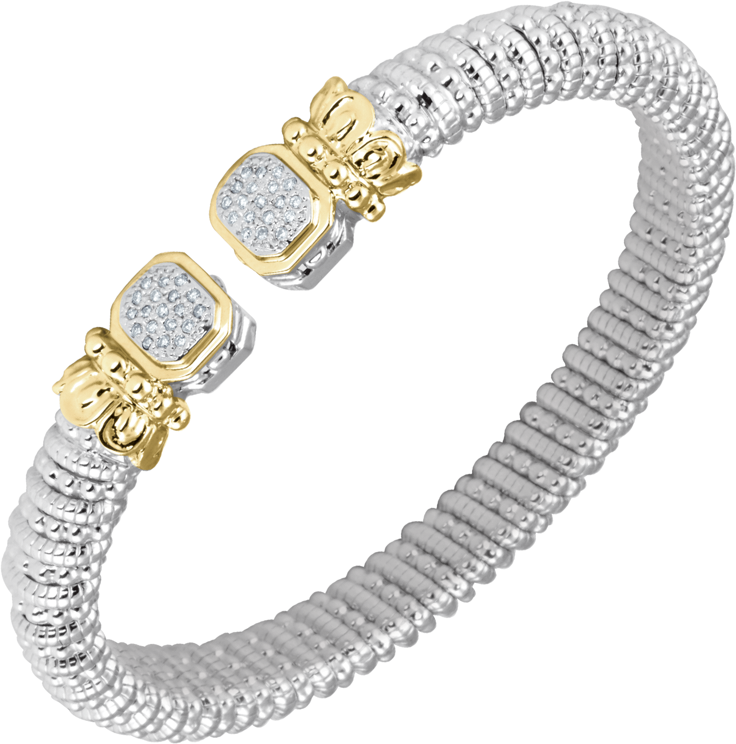 Gold Bangle Bracelet Design Images Sterling Silver - Diamond Bangle (1500x1500), Png Download