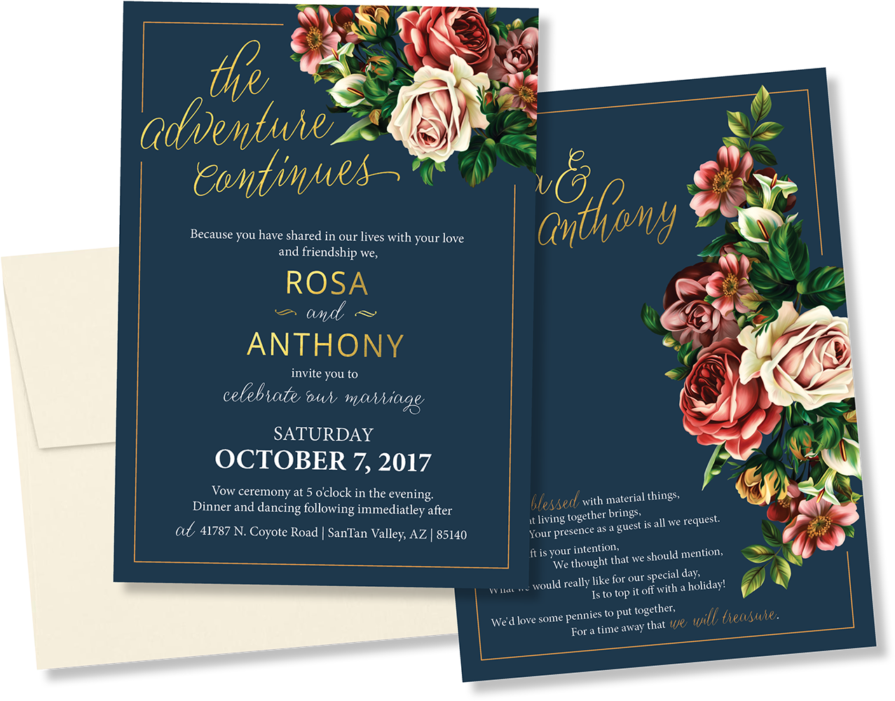 A Wedding Invitation - Bdactivewear Floral Robes For Bridal Party 11 Set - (1400x1050), Png Download