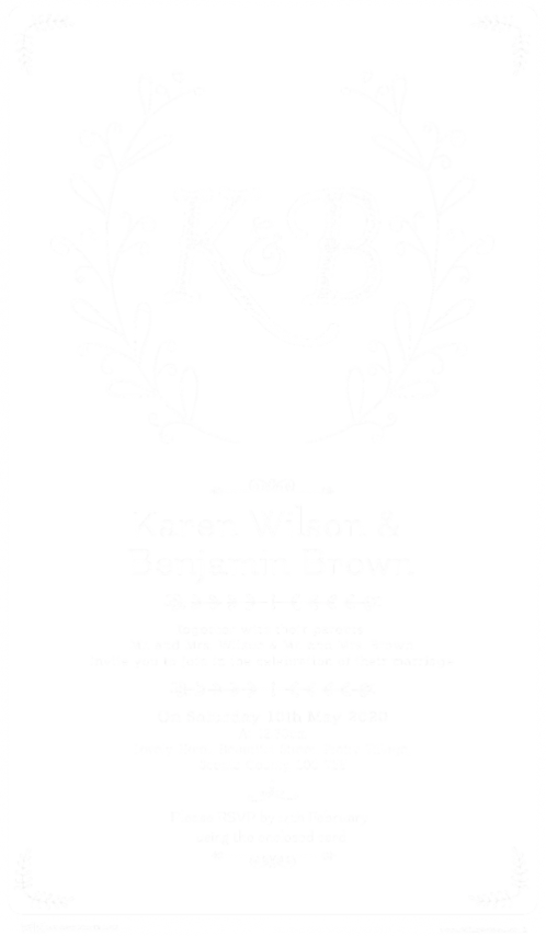 Invitation - Wedding Invitation (498x854), Png Download