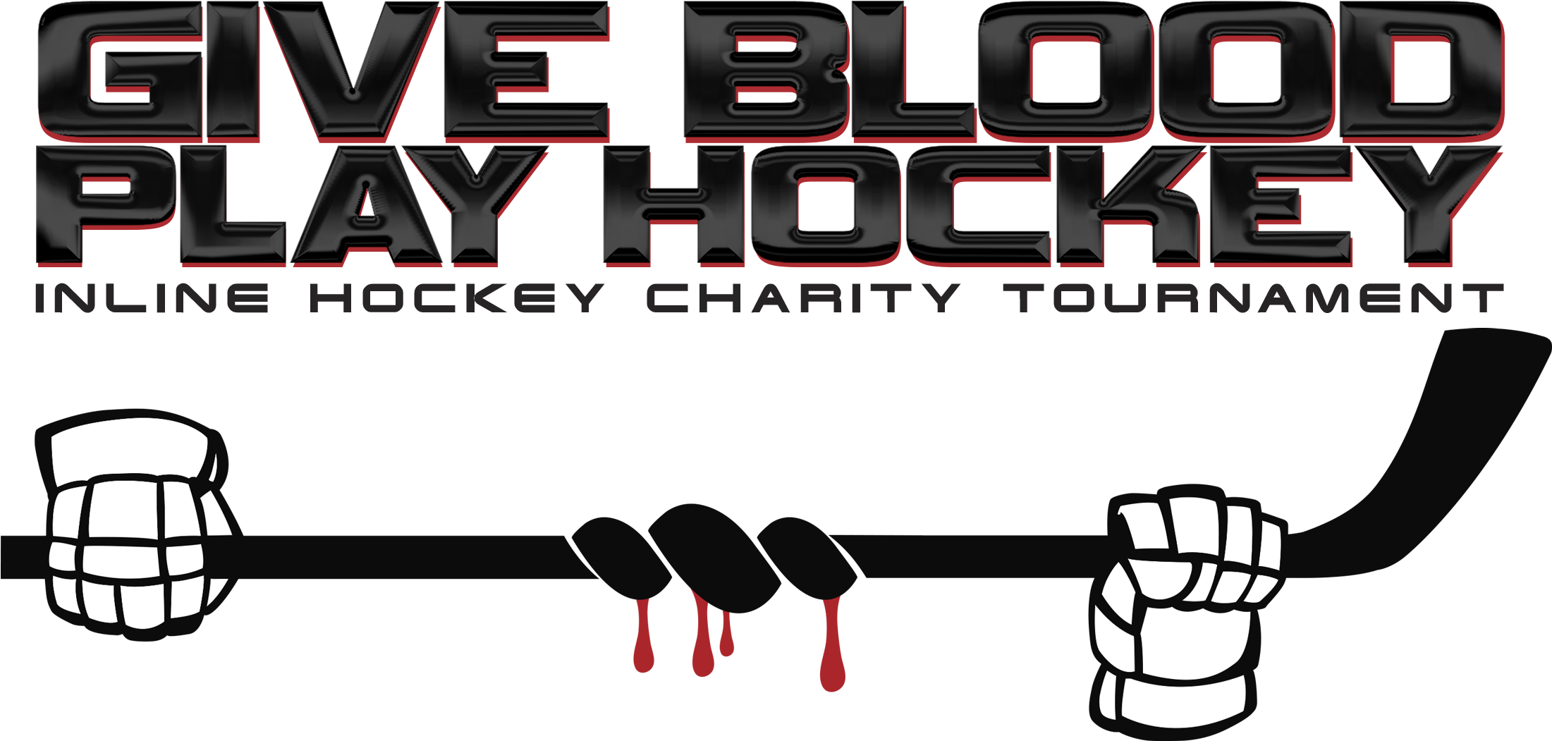 Give Blood Play Hockey (2200x1452), Png Download