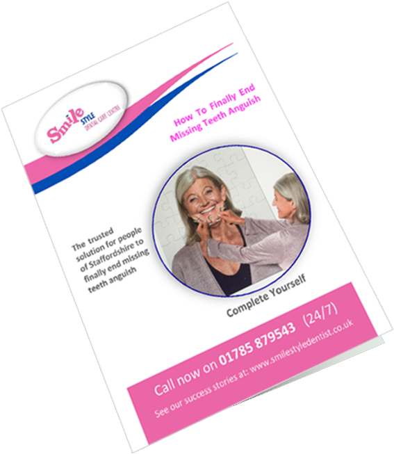 Get Your Free Guide To Dental Implants Here - Smile Style (600x699), Png Download