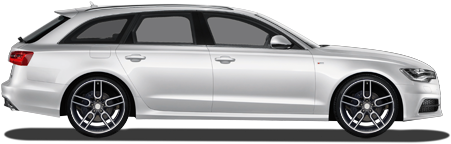 A6 Avant 11 Rims Silver 02 - Audi Tt Kit R8 (500x335), Png Download