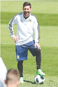 Leo Messi Training 2018 (500x300), Png Download