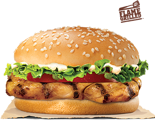 That's 'cos We Made Sure To Flame-grill The Chicken - Kupon Burger King Malaysia (500x540), Png Download