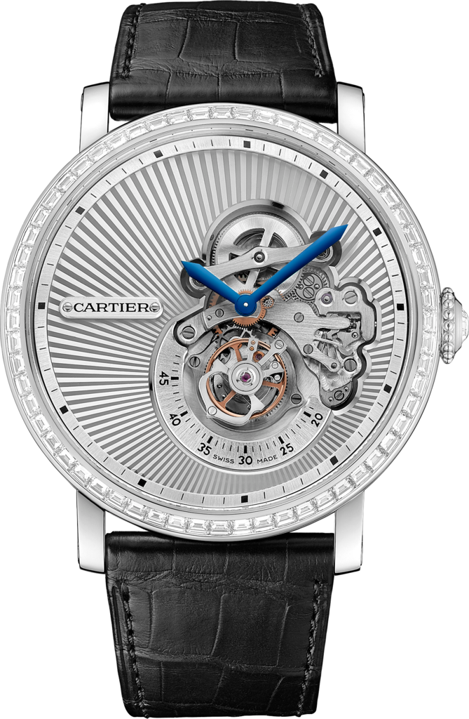 Rotonde De Cartier Flying Tourbillon Reversed Dial - Rotonde De Cartier (669x1024), Png Download