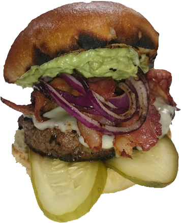 Kevin's Burger Obsession - Big Grill Catering & Bbq (375x483), Png Download