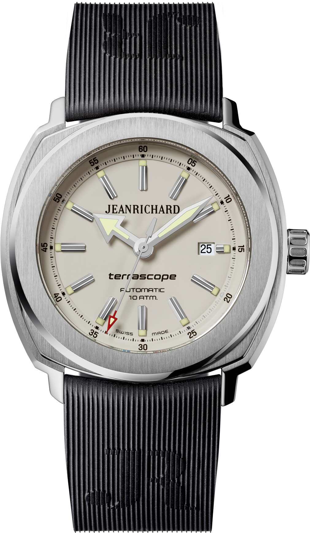 Http - //www - Shiho-watch - - Beige - Dial - Jeanrichard Stainless Steel Men's Watch 60500-11-c01-fk6a (1024x1736), Png Download