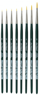 Brush Nova 1570-3 Golden Synthetic Fibre - Makeup Brushes (370x370), Png Download