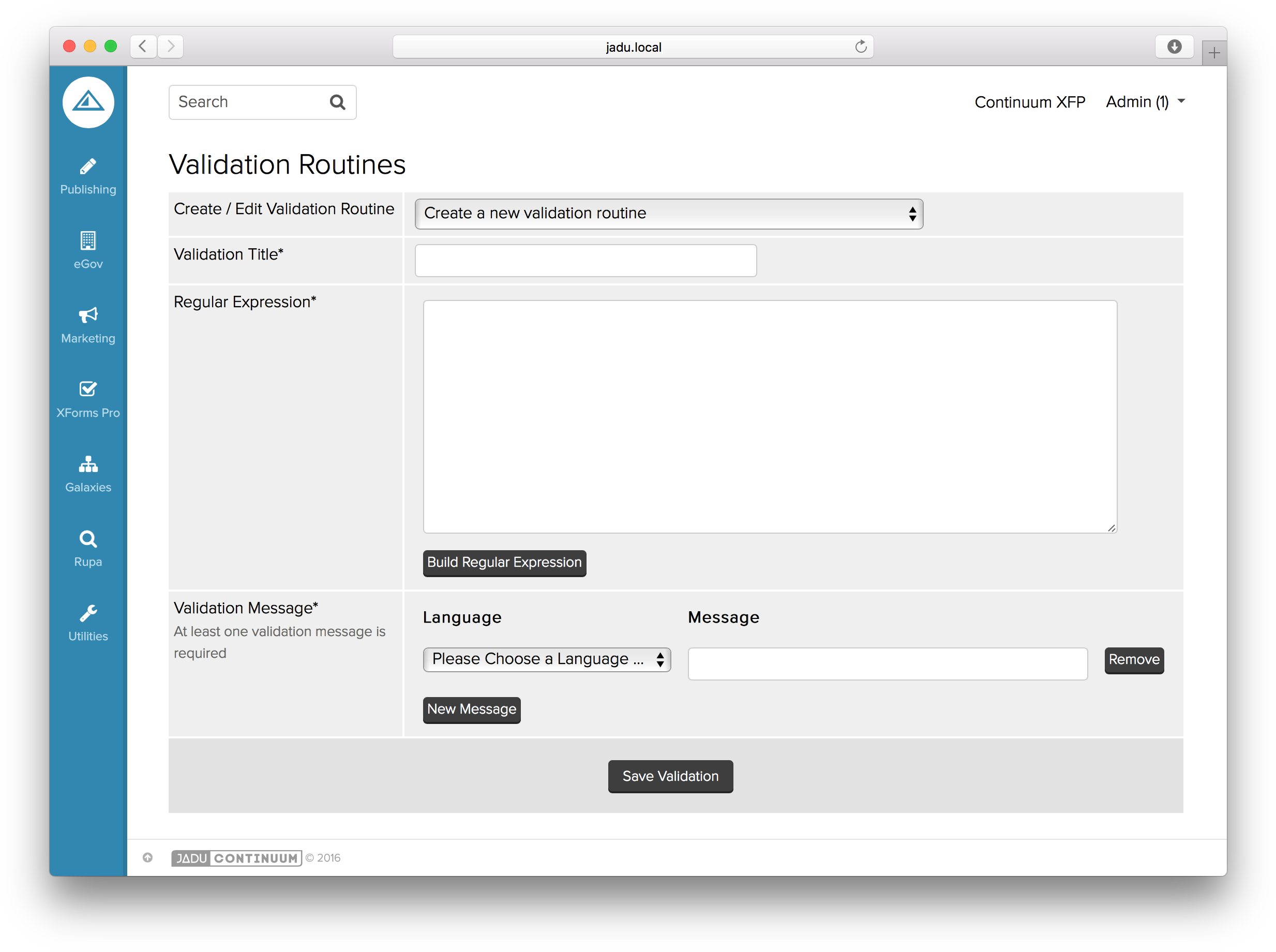 Upon Doing So, You Will Be Presented With An Interface - Jadu Forms (2500x1866), Png Download
