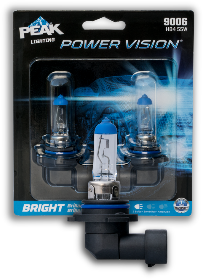 Power Vision - Peak Lighting 3357na/3457na Miniature Lamps 2 Ct Carded (712x971), Png Download