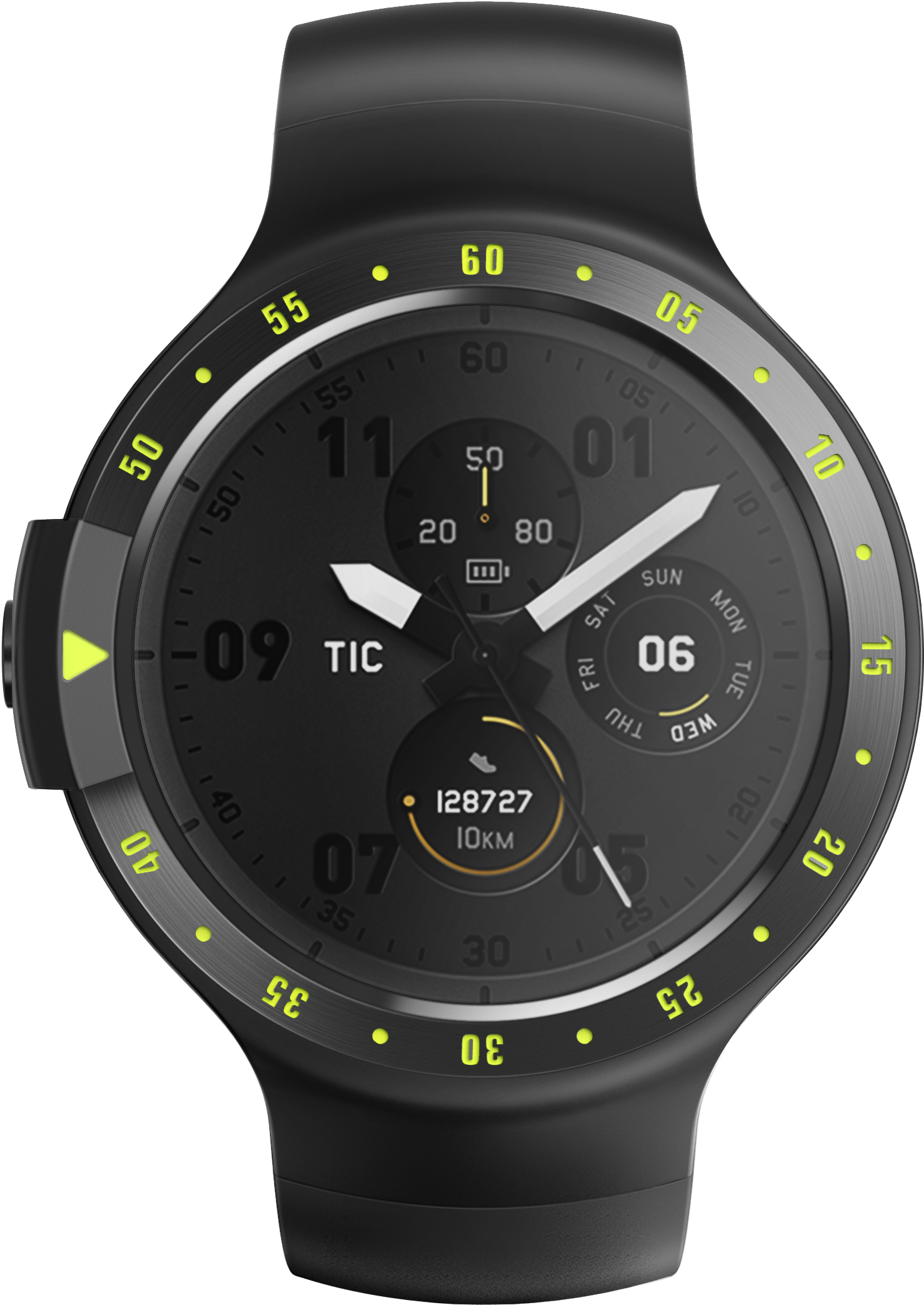 Previous - Ticwatch S Knight (3175x2486), Png Download