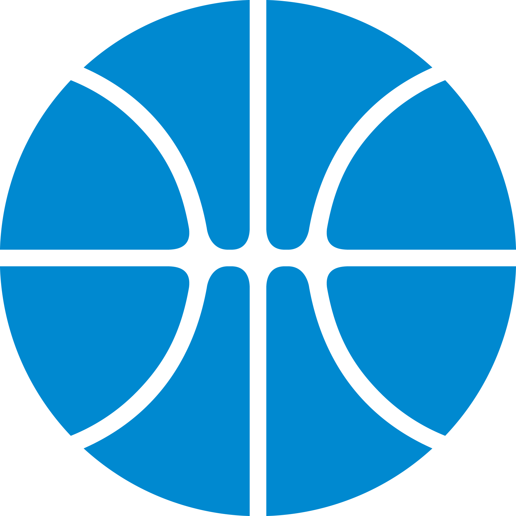 Blu Rgb Png - Basketball Ymca (1800x1800), Png Download