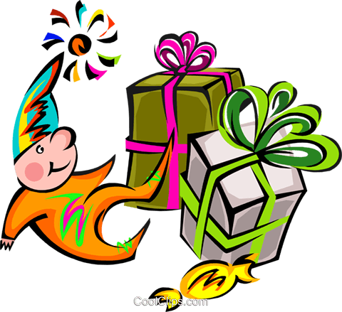 Birthday/presents Royalty Free Vector Clip Art Illustration (480x439), Png Download