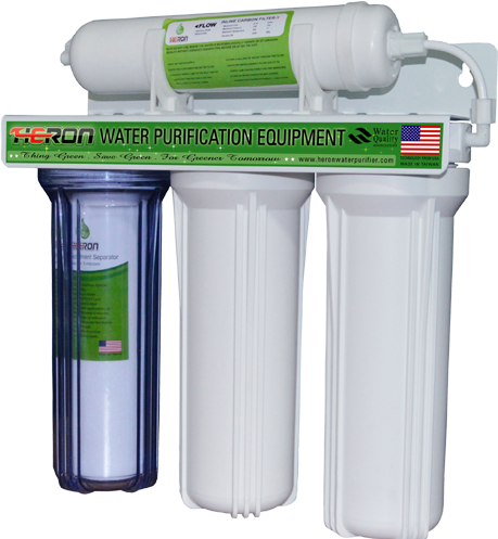 4 Stages Heron Water Purifier - Water Purifier Tw 1250 (480x513), Png Download