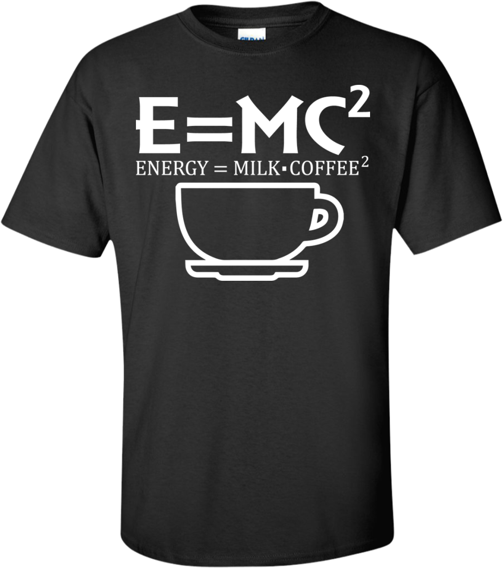 E Mc2 Coffee - Nick Cave And The Bad Seeds Shirt (1155x1155), Png Download