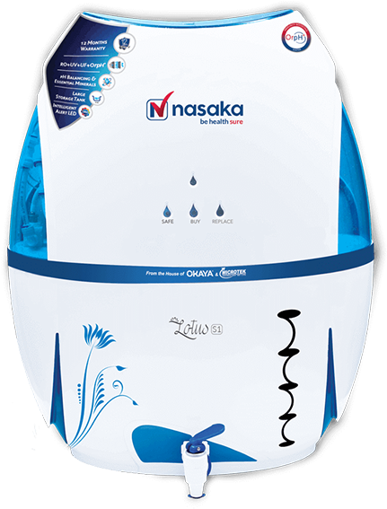 S1 Nasaka Water Purifer - Nasaka Lotus S1 13 Ltr Rouvuf Water Purifier (435x573), Png Download