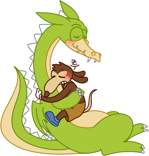 Artsyartie Cuphead Werner Werman Grim Matchstick Wernerxgrim - Werner Werman X Grim Matchstick (490x514), Png Download