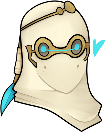 Genji Is My Favourite Hero - Cartoon (500x559), Png Download