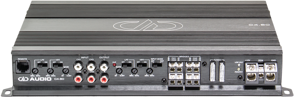 C4-60 4 Channel Speaker Amplifier - Electronic Component (1000x1000), Png Download