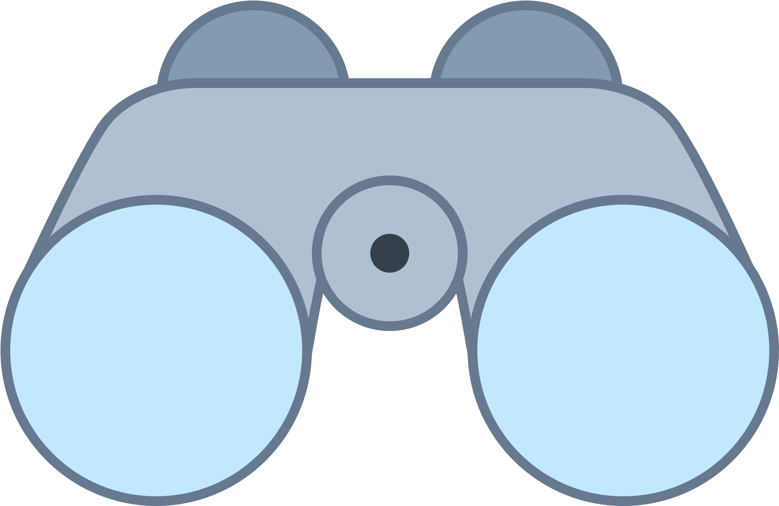 Opera Glasses Icon - Happy Plz (1600x1600), Png Download