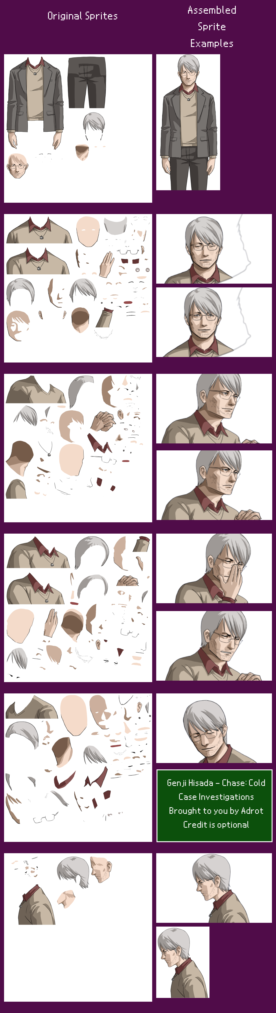 Click For Full Sized Image Genji Hisada (954x3493), Png Download