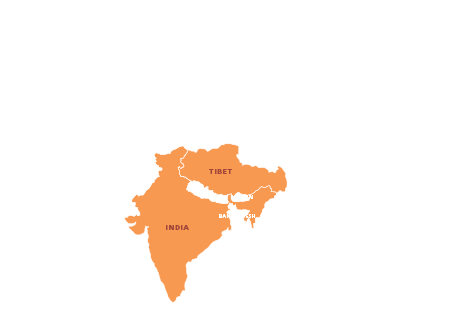 Odyssey Online South Asia Provides Students A Way To - Map Of India (471x315), Png Download