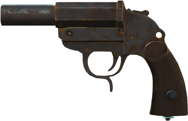 Fallout4 Flare Gun - Fallout 4 Flare Gun (824x535), Png Download