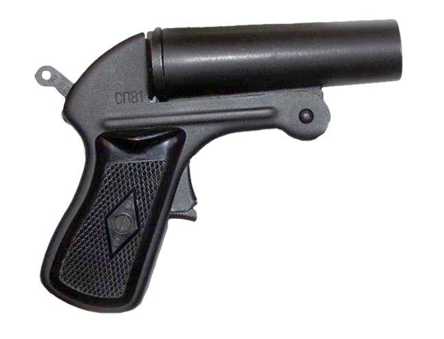 Sp81 Flare Pistol - Ruger Gp100 (700x500), Png Download