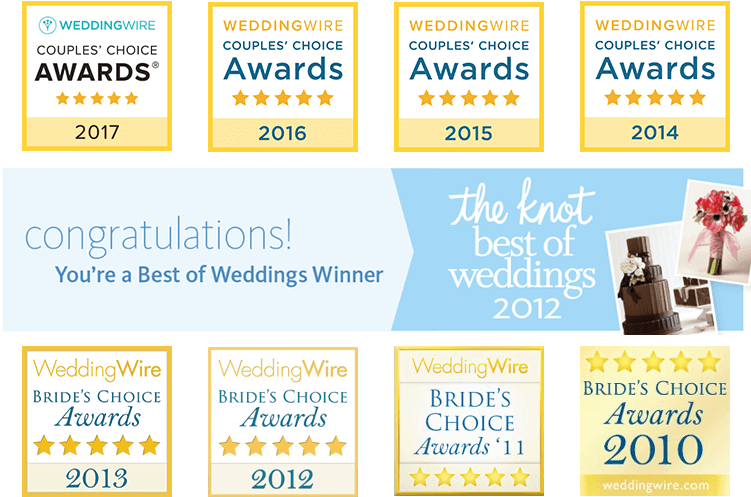 Award Winning Wedding Djs - Knot Best Of Weddings (750x522), Png Download