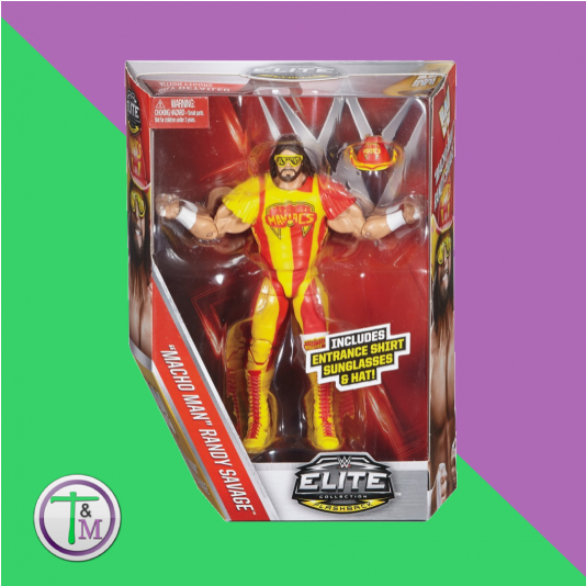 "macho Man" Randy Savage Elite - Wwe Elite Macho Man Randy Savage Figure (533x800), Png Download