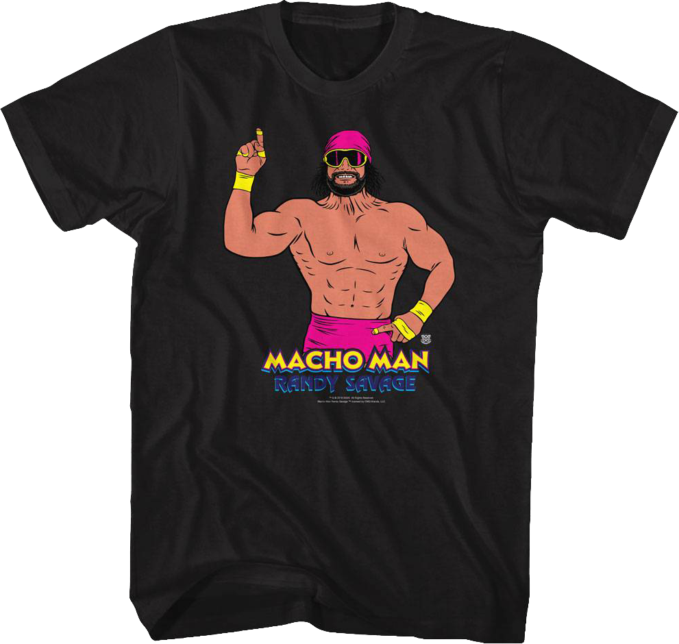 Illustrated Macho Man Randy Savage T-shirt - Tom Petty Gator Shirt (991x940), Png Download
