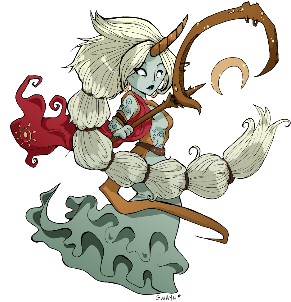 Soraka By Gwaynsbox Hd Wallpaper Fan Art Artwork League - Cartoon (962x1080), Png Download