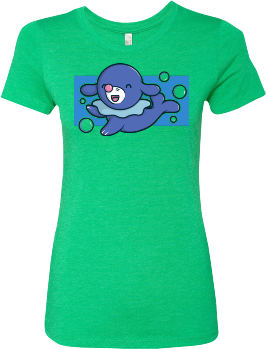Super Cute Starter Popplio Women's Triblend T-shirt - T-shirt (1155x1155), Png Download
