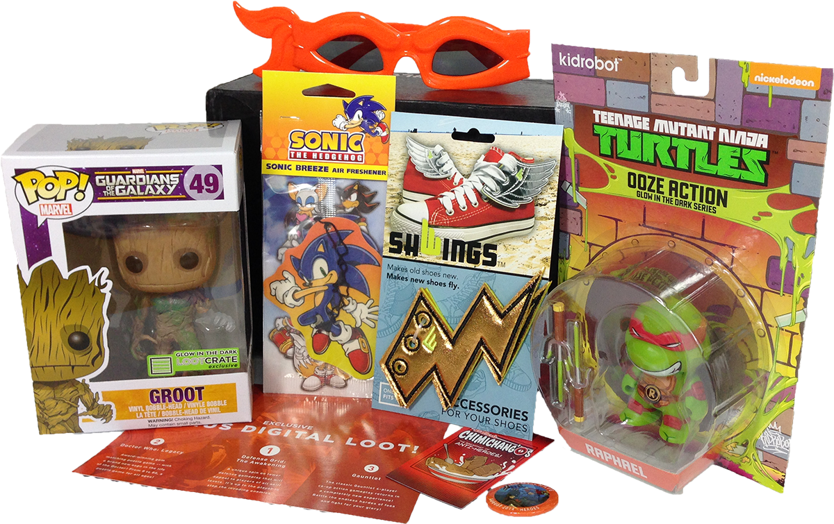 August 2014's Loot Crate Included An Exclusive Groot - Teenage Mutant Ninja Turtles (tmnt) - Splinter Glow (1200x755), Png Download