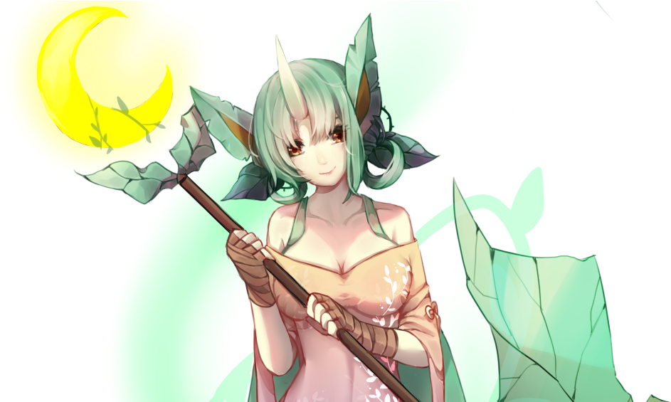 Leafeon Fanart (1075x564), Png Download