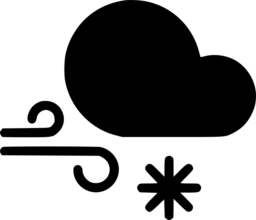 Snow Wind Cloud Gust Comments - Weather Forecasting (980x840), Png Download