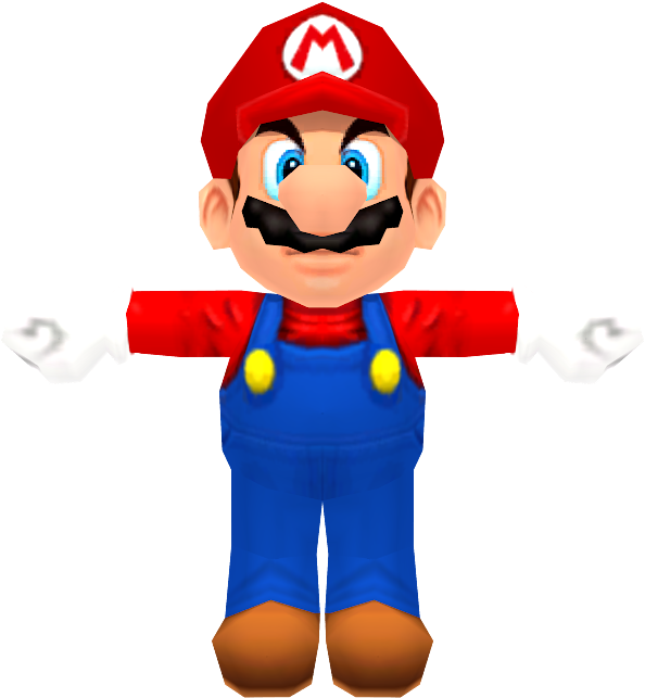 Download Zip Archive - Mario Kart 8 Mario Model (750x650), Png Download