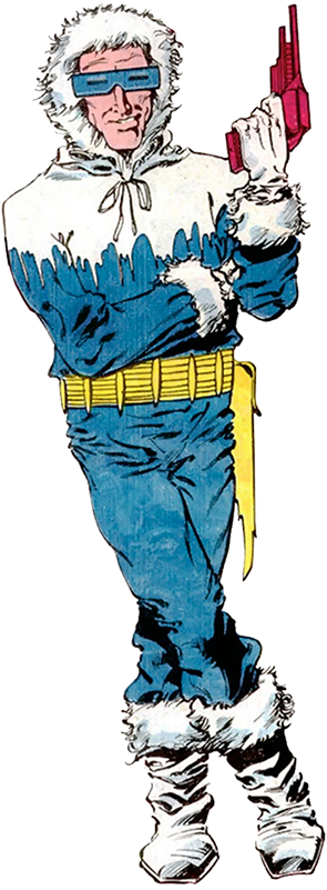 Captain Cold Est Un Personnage De Fiction Créé Par - Captain Cold Gun Comic (302x800), Png Download