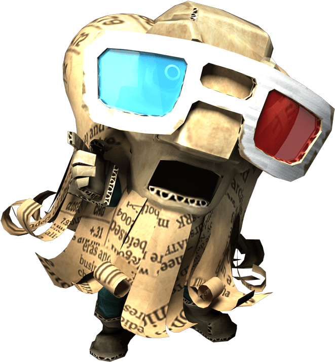 Sackboy Y Larry Da Vinci (709x800), Png Download