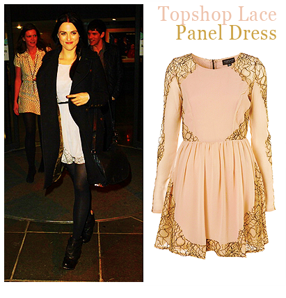 Topshop Lace Panel Dress - Katie Mcgrath (500x500), Png Download