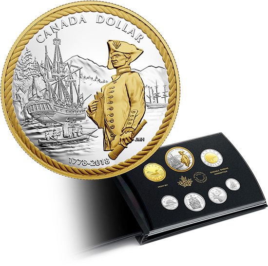 2018 Pure Silver Proof Set - Canada 2018 Proof Coin Set (570x570), Png Download