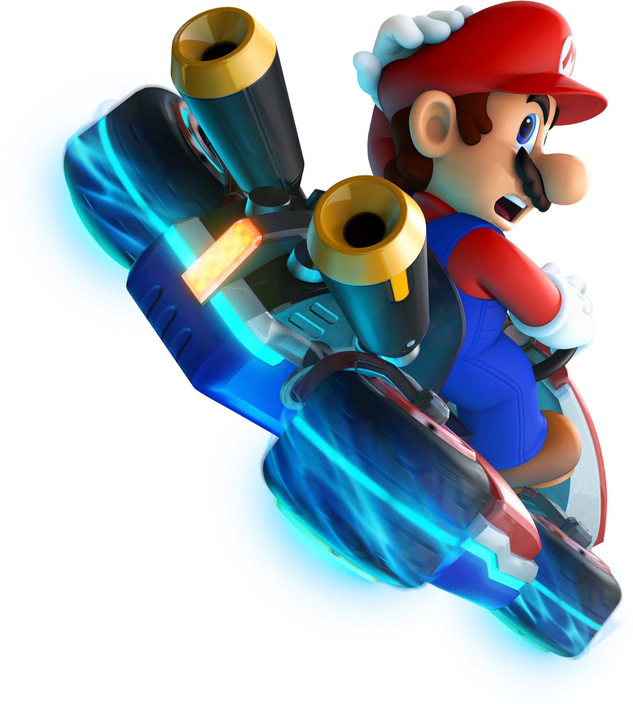 Wiiu Mariokart8 Char01 E3 - Mario Kart 8 Deluxe Luigi (3000x3000), Png Download