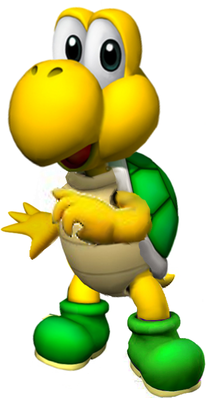 Mario Party Koopa Troopa (406x783), Png Download